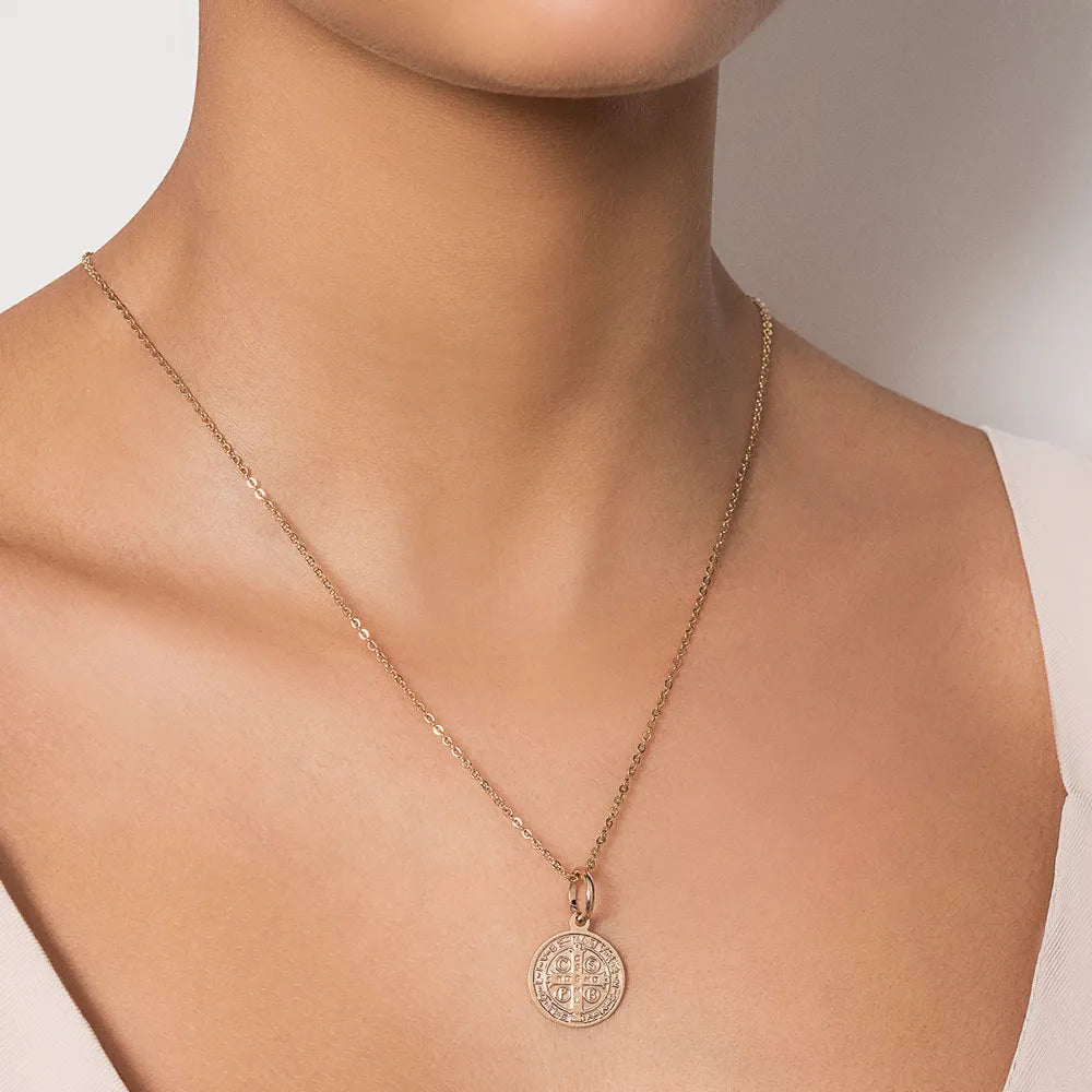 18K Gold-Plated Saint Benedict Medal - 5428350000