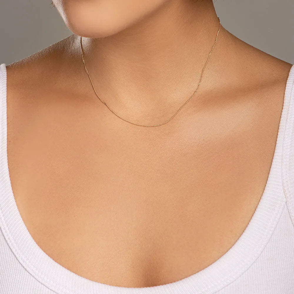 GARGANTILHA BANHADA A OURO 18K FIO GRUMET - 5306944200