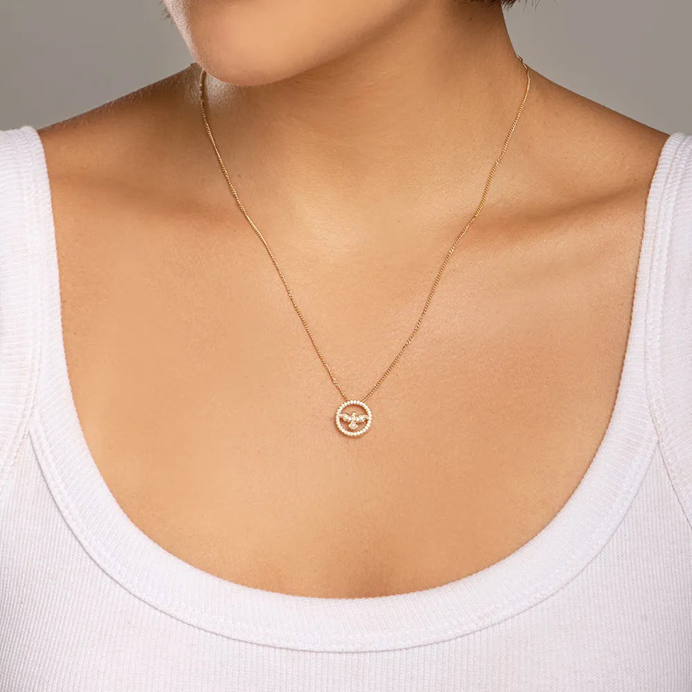 18K Gold-Plated Holy Spirit Pendant - 5419330006