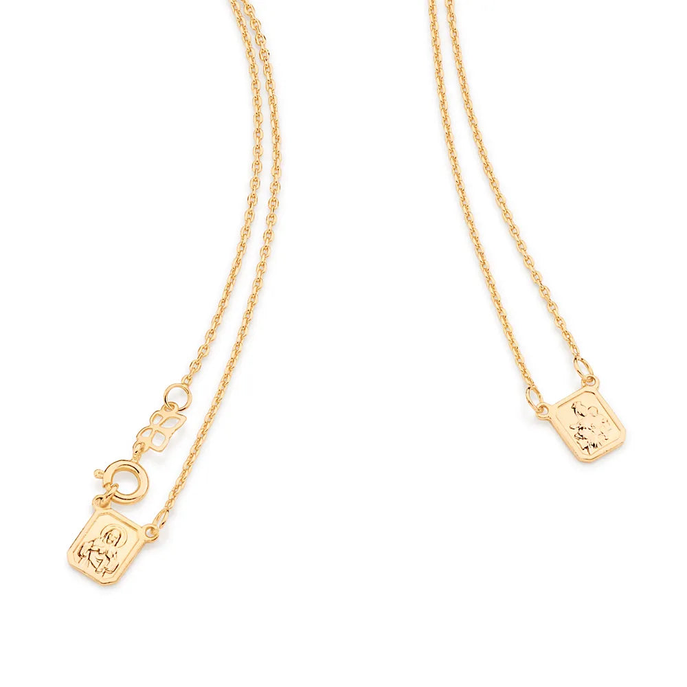 18K Gold-Plated Unisex Scapular - 5319194900
