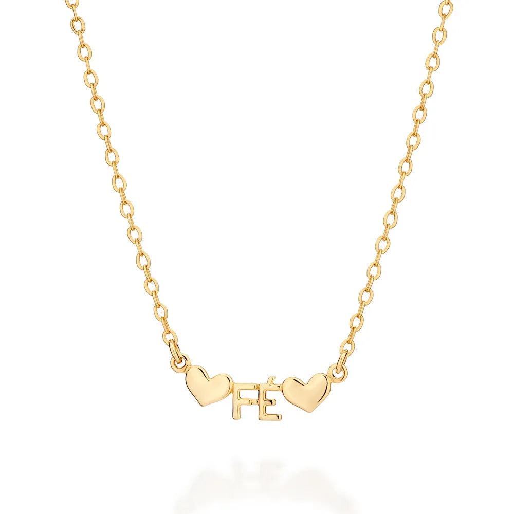 Faith and Hearts Choker, 18K Gold Plated 5326324500