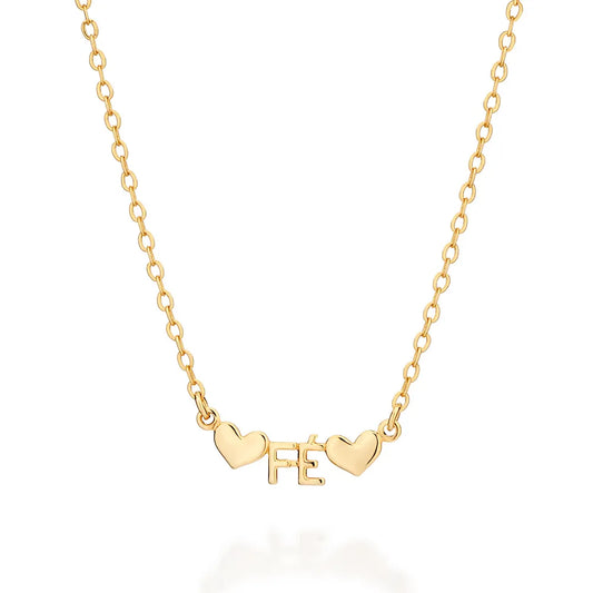 Faith and Hearts Choker, 18K Gold Plated 5326324500