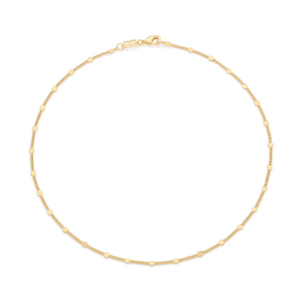 18K GOLD-PLATED GROUMET CHAIN NECKLACE - 53234600