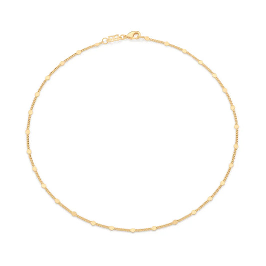 18K GOLD-PLATED GROUMET CHAIN NECKLACE - 53234600