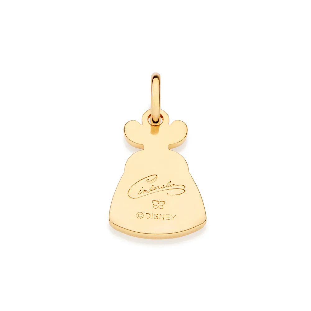 18K GOLD-PLATED CINDERELLA DRESS PENDANT - 54282303