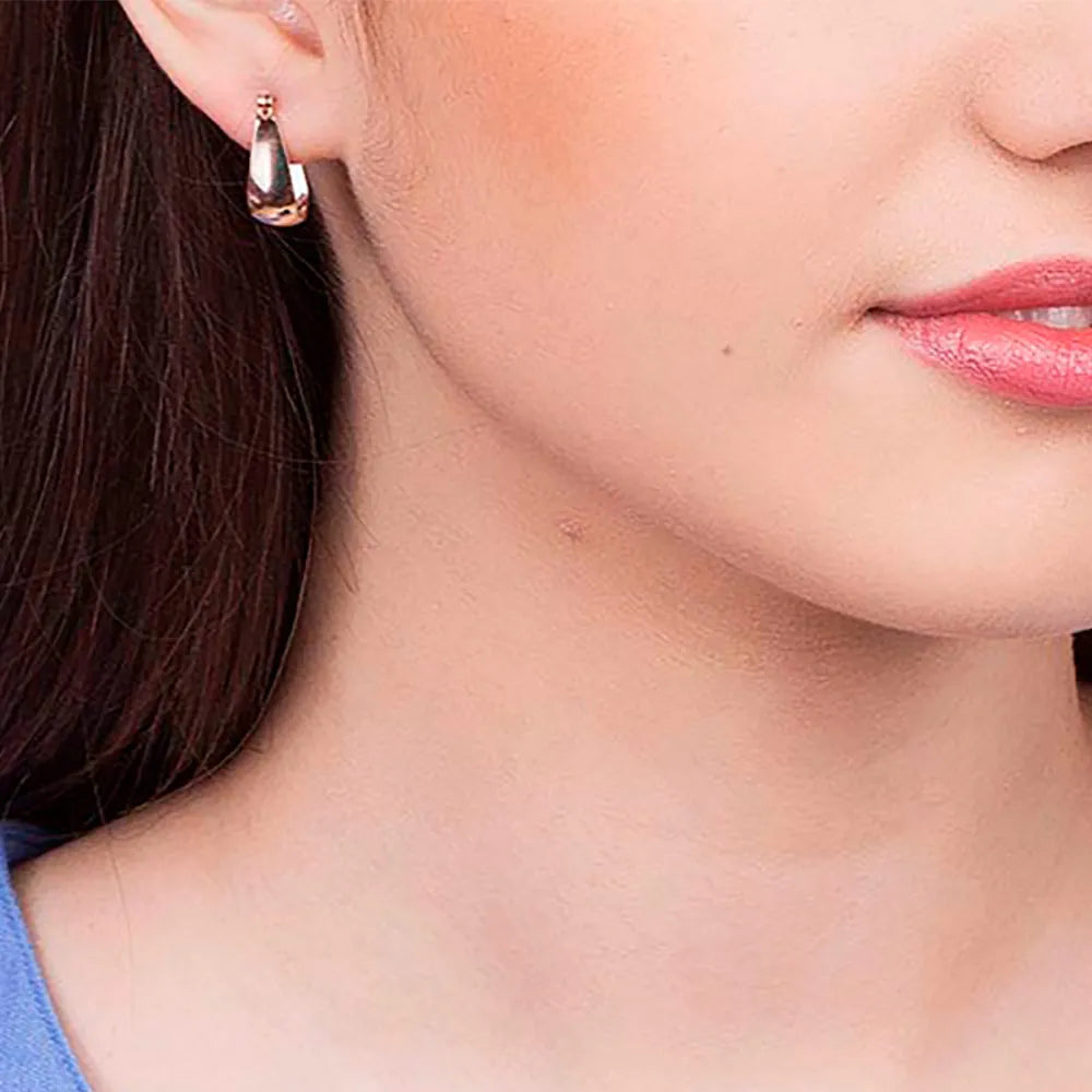 18K GOLD PLATED HOOP EARRINGS - 52290600