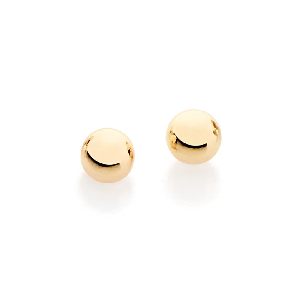 18K GOLD PLATED SPHERE EARRINGS - 52024600