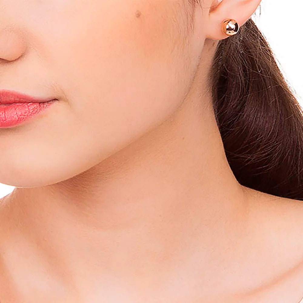 18K GOLD PLATED EARRING WITH SPHERE - 52047000