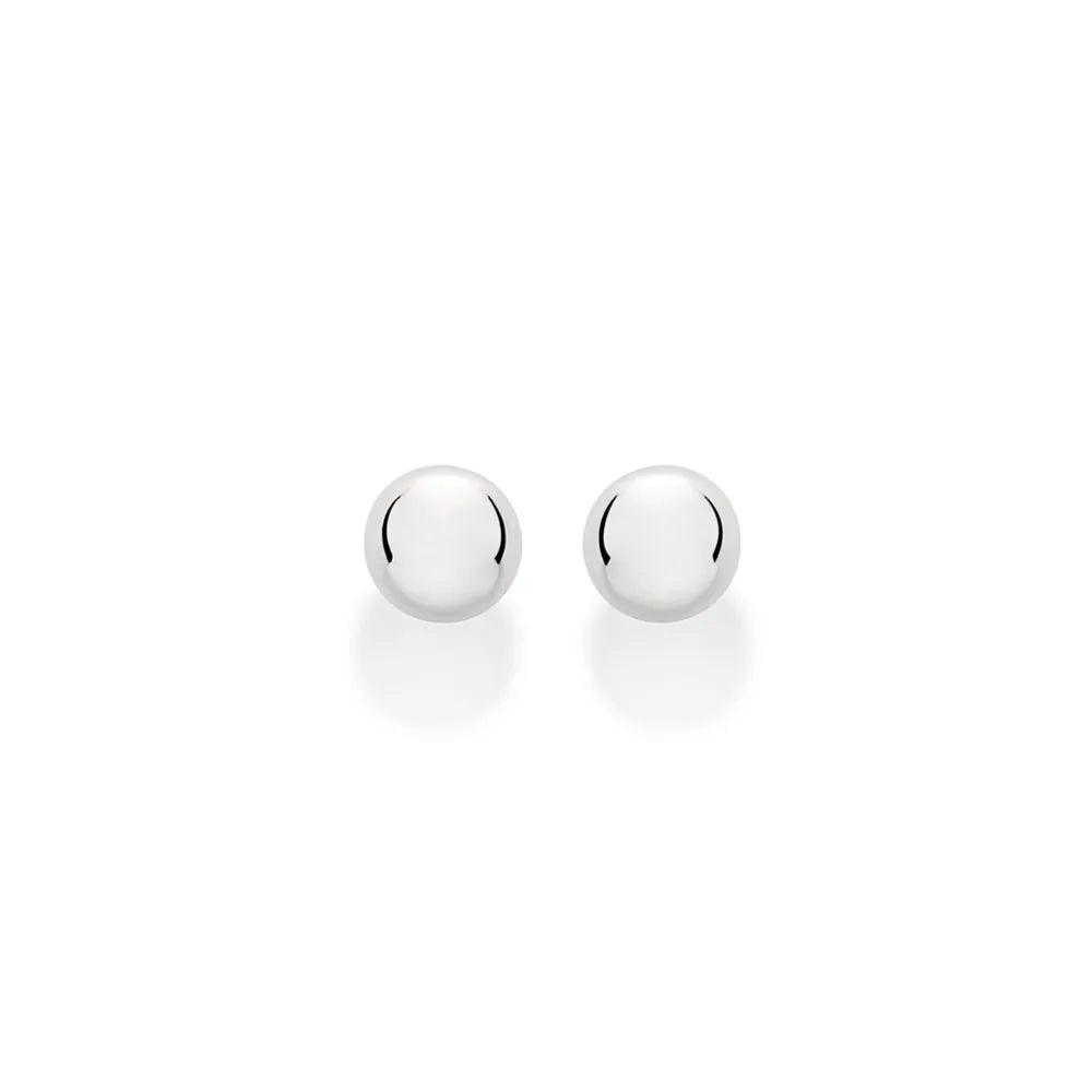 3mm 925 Sterling Silver Ball Earrings - 82021200