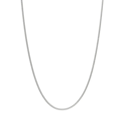 925 Sterling Silver Gourmet Link Necklace - 830054
