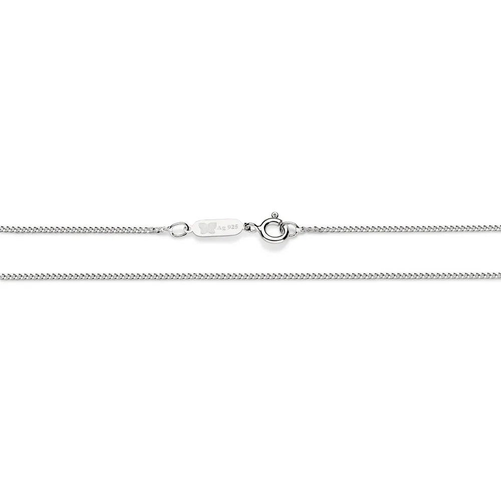 925 Sterling Silver Gourmet Link Necklace - 830054
