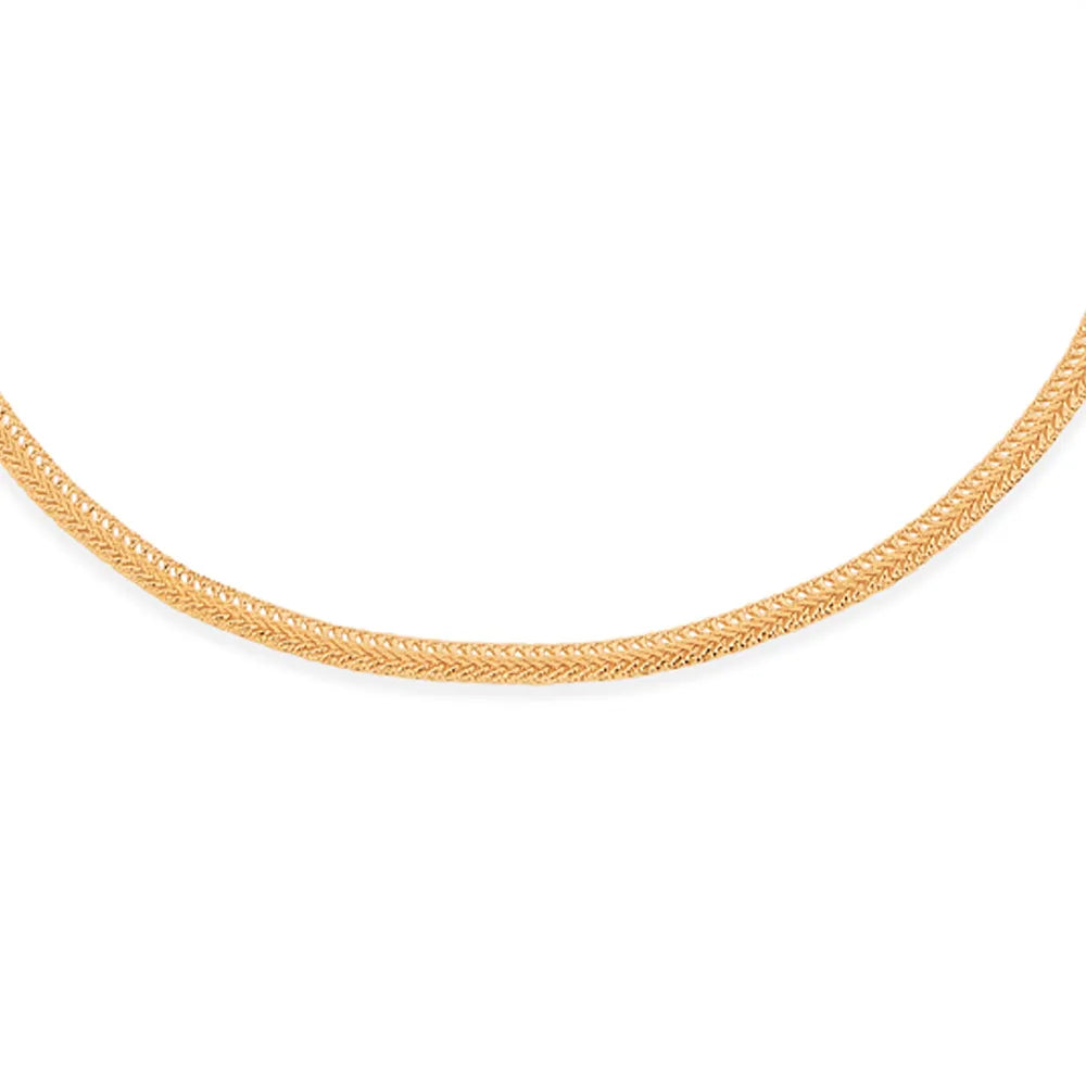 18K GOLD PLATED CHOKER WITH SALAMANDER WIRE 531779