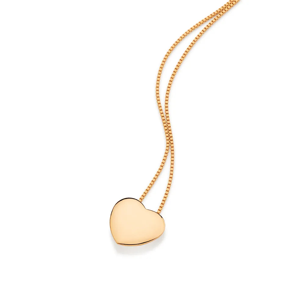 18K GOLD PLATED HEART PENDANT - 5429910000