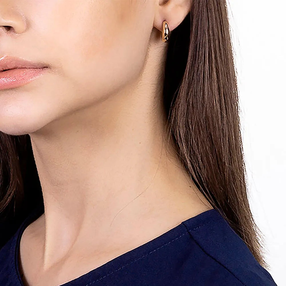 18K Gold-Plated Hoop Earring - 5224420000