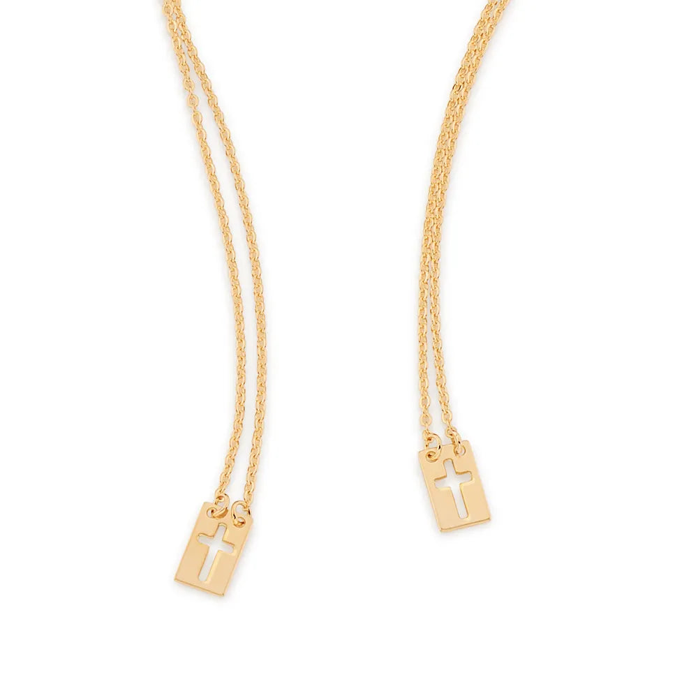 18K Gold-Plated Crosses Scapular - 5319116800