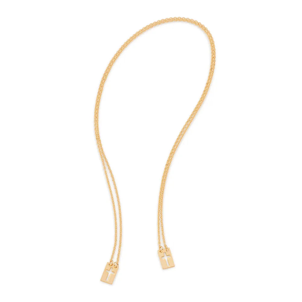 18K Gold-Plated Crosses Scapular - 5319116800