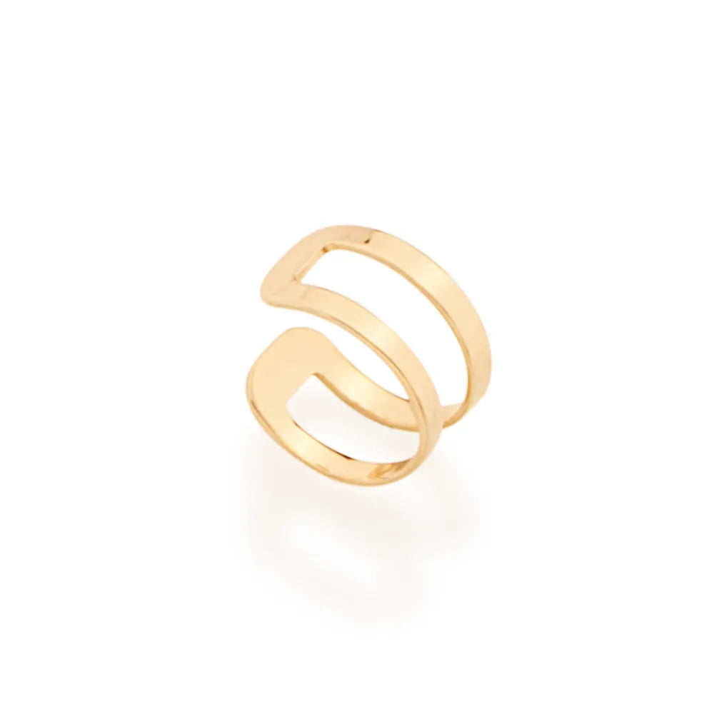 18K Gold-Plated Clip-On Ear Cuff - 5260910000