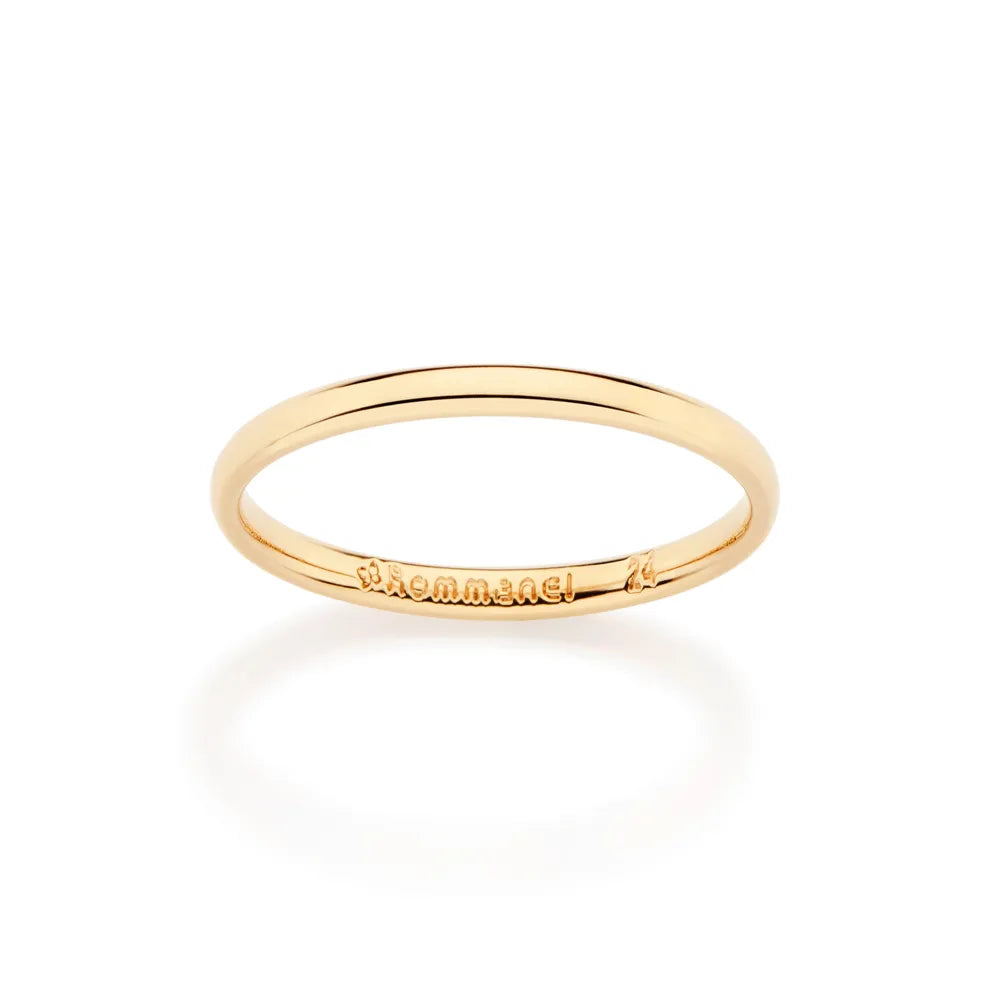 18K Gold-Plated Slim Comfort-Fit Band - 5136021400