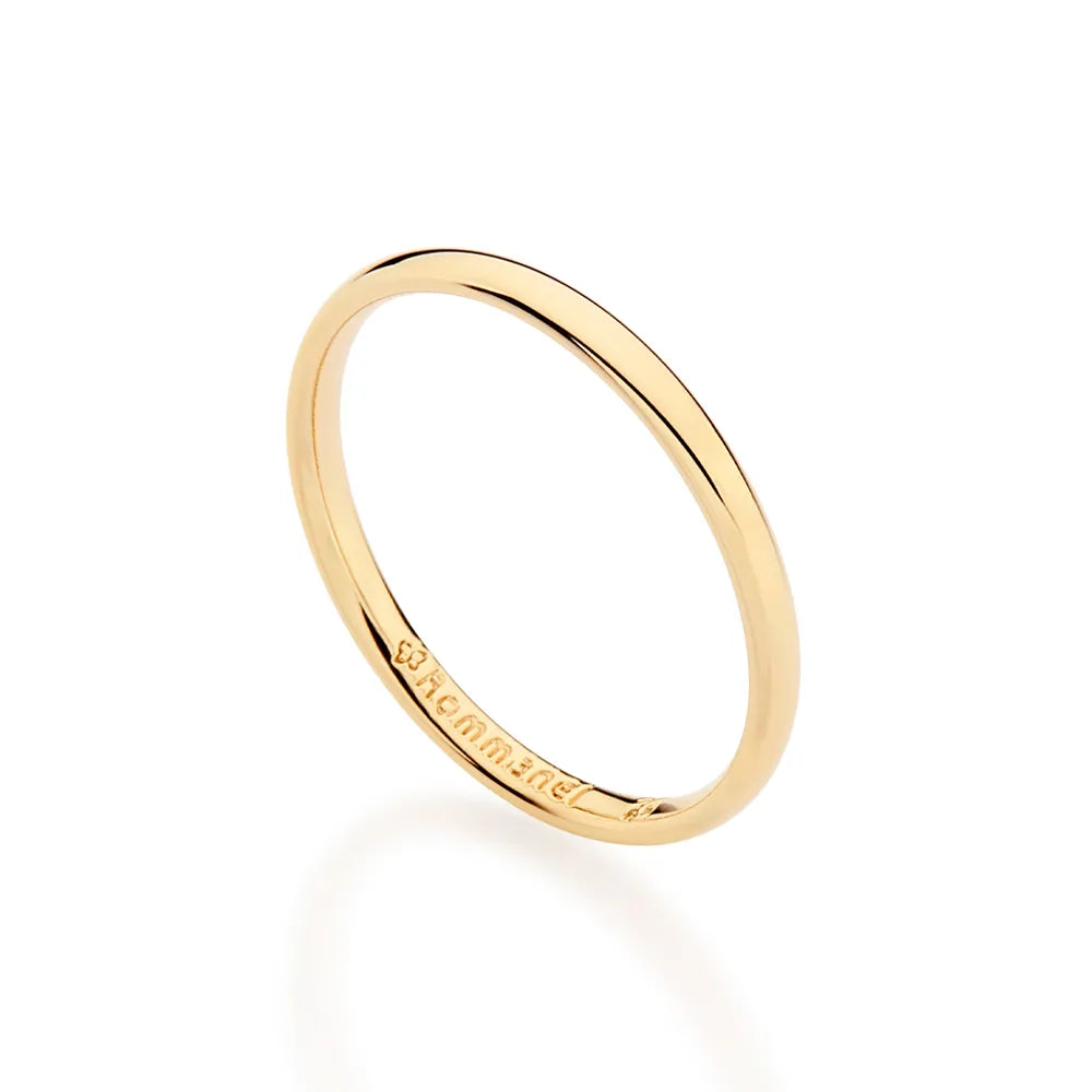 18K Gold-Plated Slim Comfort-Fit Band - 5136021400
